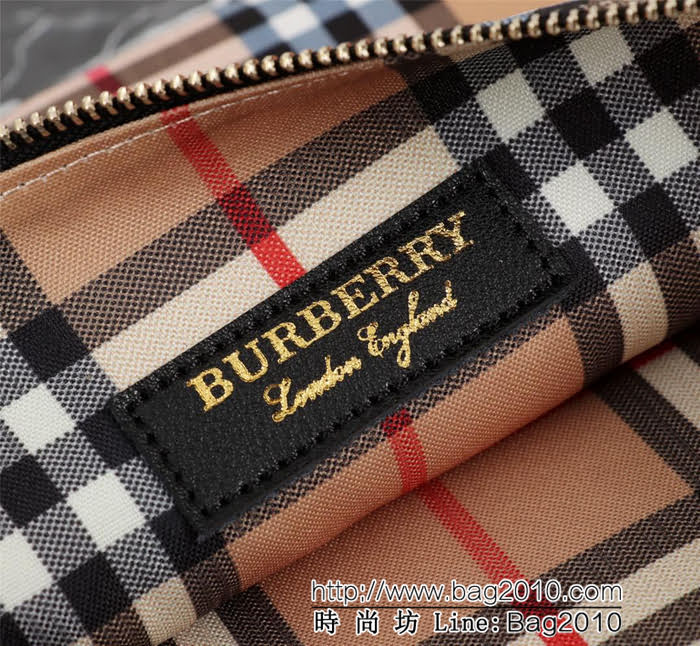 BURBERRY巴寶莉 棉質帆布購物袋 vitage復古格紋 款號2133  Bhq1062